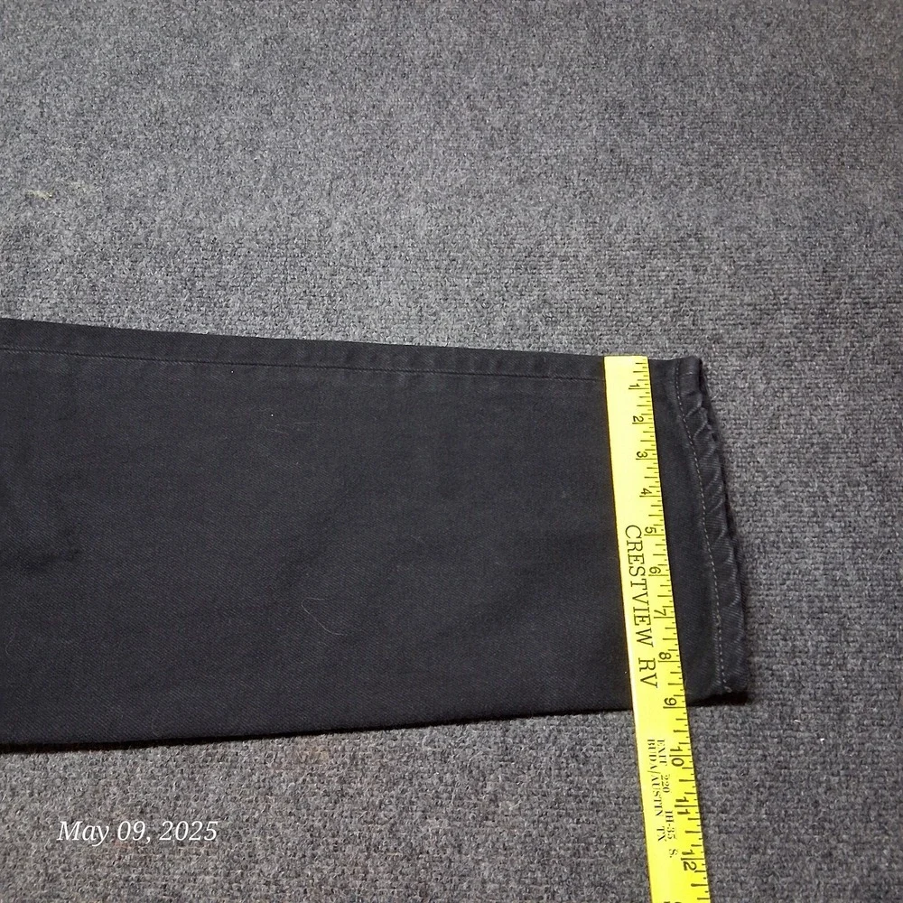 Levi 550‎ Jeans Men 38x30 Black Relaxed Tapered Denim Casual Work Pants